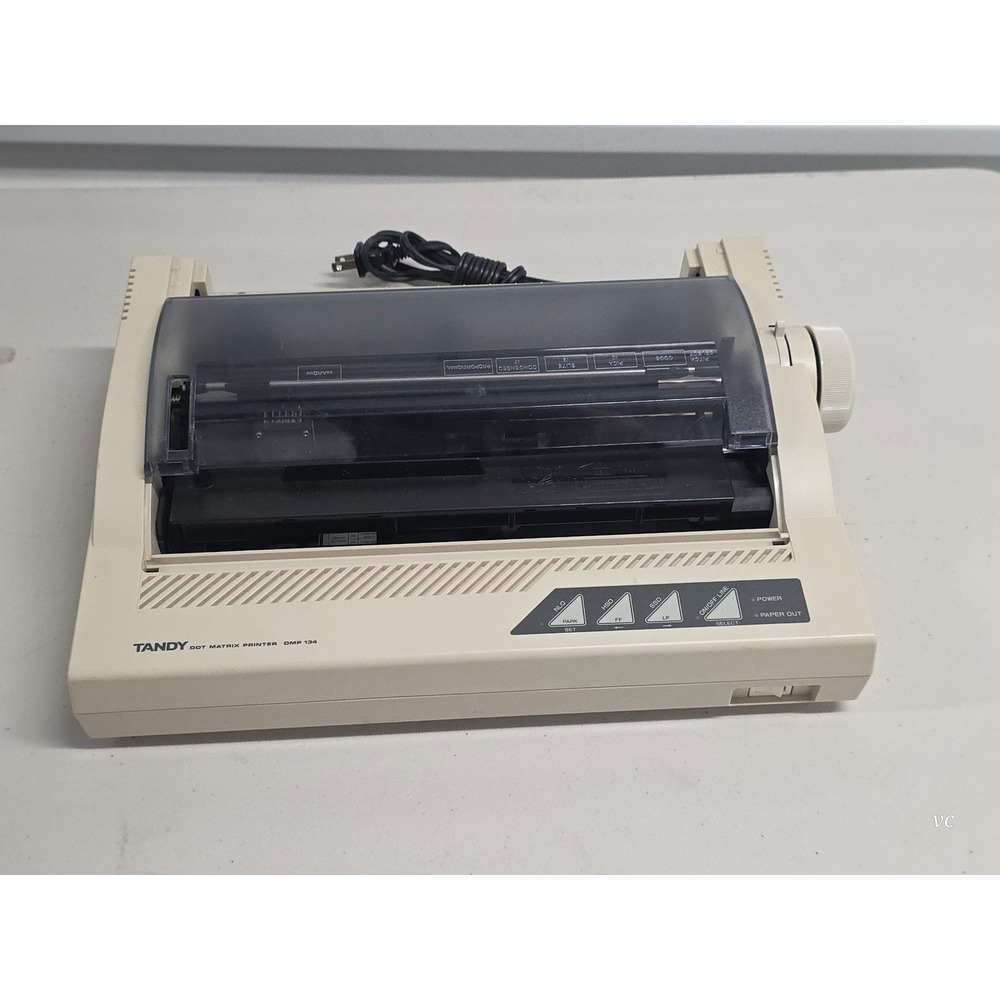Tandy DMP 134 Dot Matrix Printer Vintage Radio Shack Model 26-2848 Japan Made